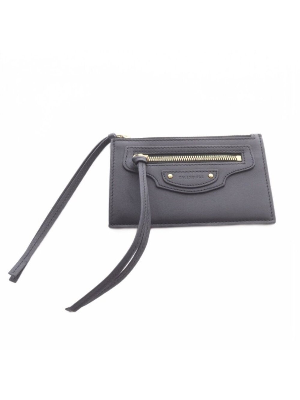 Balenciaga Neo Classic Coin Card Holder Wallet Purse Black